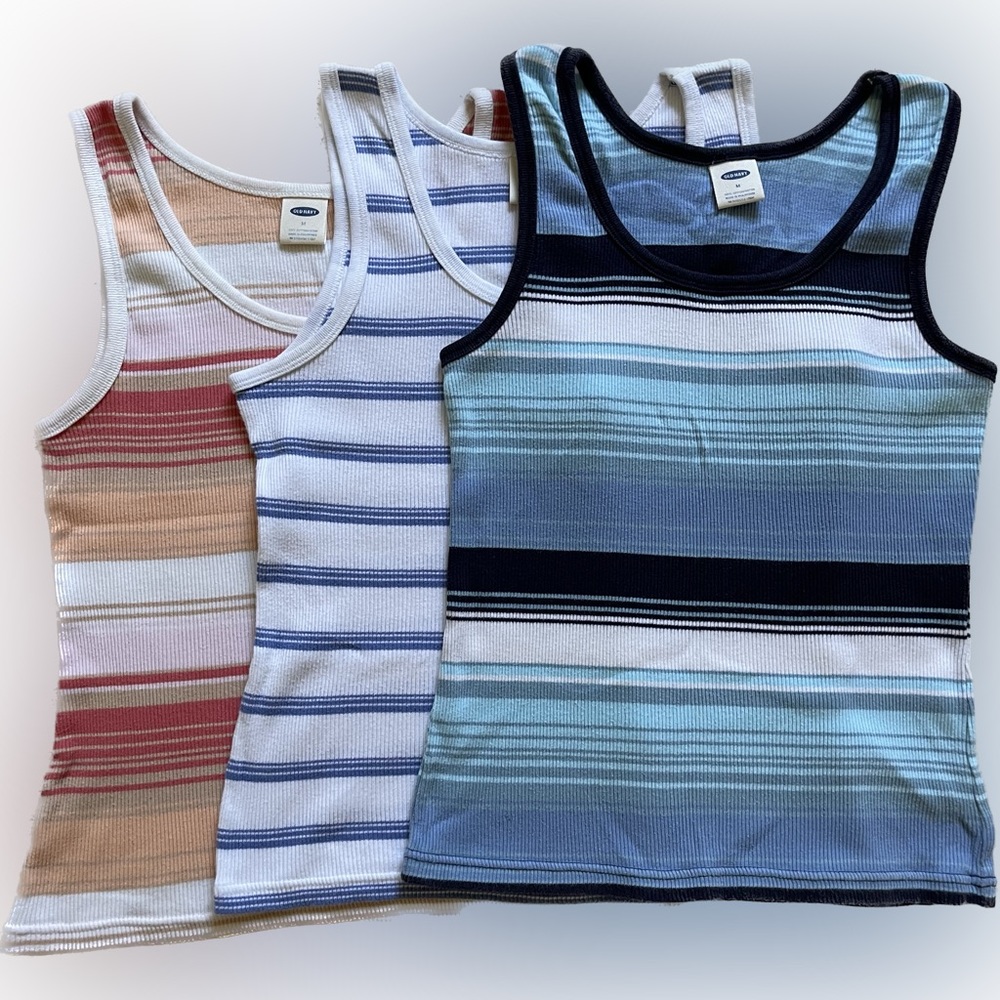 Old Navy Bundle (3 Striped Tank Tops)
